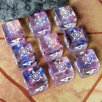 Elder Dice: Sigil of the Dreamlands D6s (Glass & Wax)