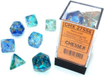 Nebula: Polyhedral Oceanic/gold Luminary 7-Die Set