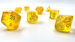 Lab Dice 6 Borealis: Poly Canary/white Luminary 7-Die Set (with bonus die)