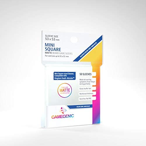 Gamegenic Prime Board Game Sleeves Matte - Mini-Square
