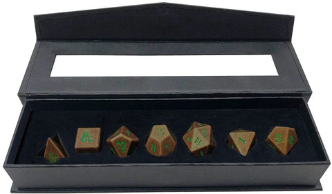 Dungeons & Dragons RPG: Heavy Metal Copper and Green RPG Dice Set