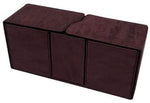 Alcove Vault Deck Box: Suede Collection - Sapphire