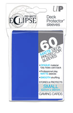 Pro-Matte Eclipse Small Deck Protector Sleeves: Pacific Blue (60)