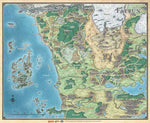 Dungeons and Dragons RPG: Sword Coast Adventurer`s Guide Faerun Map