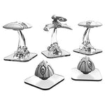 Monsterpocalypse: Martian Menace Saucers, Power Pods & Hunter Units (Resin)