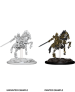 Pathfinder Deep Cuts Unpainted Miniatures: Skeleton Knight on Horse