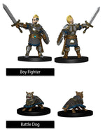 WizKids Wardlings: Boy Fighter & Battle Dog