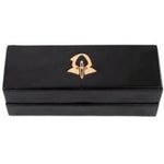 Role4Initiative: Faux Leather Dice Box and Rolling Tray with Gold Foil Rogue Logo