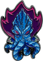 Soft Enamel "Space Squid" Pin (Blue)