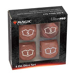 Magic the Gathering: Deluxe Loyalty Dice Set (4 D6 22mm) - Red