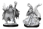 Pathfinder Deep Cuts Unpainted Miniatures: W10 Necromancers