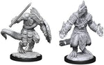 Dungeons & Dragons Nolzur`s Marvelous Unpainted Miniatures: W15 Lizardfolk Barbarian & Lizardfolk Cleric