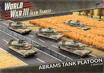 Team Yankee: (USA) M1A1 Abrams Tank Platoon (x5 Plastic)