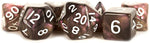 16mm Acrylic Stardust Poly Dice Set: Supervolcano (7)