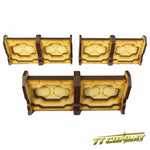 28mm Terrain: Sci-fi Scenics - Small Walls (3)
