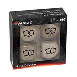 Magic the Gathering: Deluxe Loyalty Dice Set (4 D6 22mm) - White