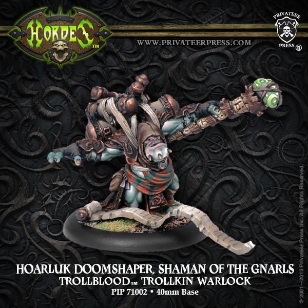 Hordes Trollbloods Hoarluk Doomshaper Trollblood Warlock
