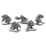Monsterpocalypse: Mollock Brutes and Mollock Berserker Subterran Unit (White Metal)