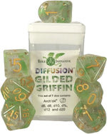 Diffusion Poly Set - Gilded Griffin w/Numbers (7)