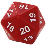 Opaque: 55mm D20 Countdown Red/White