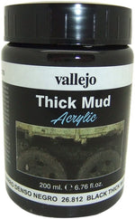 Weathering Effects: Black Thick Mud, 200ml Bottle