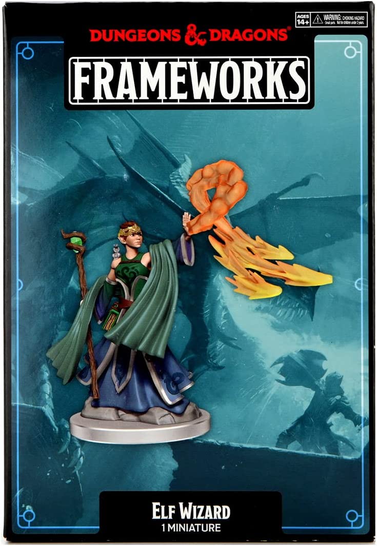 Dungeons & Dragons Frameworks: W01 Elf Wizard Female