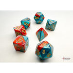 7-Die Set Mini Gemini: Red-Teal/Gold