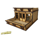 28mm Terrain: City Scenics - Brownstone Roof Terrace