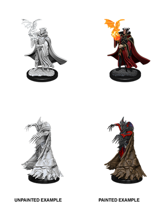 Pathfinder Deep Cuts Unpainted Miniatures: W12 Cultist & Devil