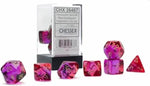 Gemini: Poly Translucent Red-Violet/gold 7-Die Set
