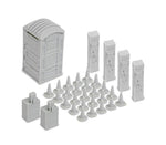 28mm Terrain: City Accessories - Side Walk Accessories (resin)