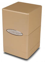 Ultra Pro Metallic Caramel Satin Tower Deck Box