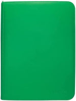 Vivid 9-Pocket Zippered PRO-Binder: Green