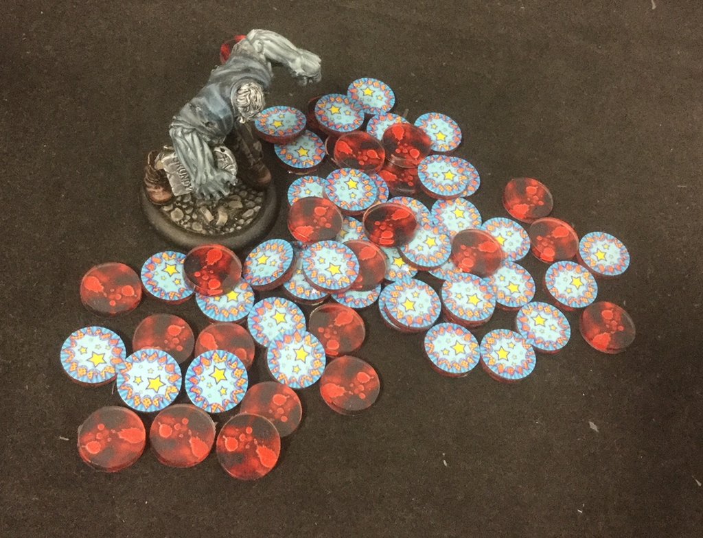 Batman Miniature Game: Blood/Stun Tokens
