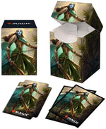 Magic the Gathering CCG: Kaldheim Combo 100+ Deck Box and 100ct Sleeves Featuring Lathril, Blade of The Elves