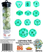 Lightning Bolt: Unleashed Arcana Dice (Glow Dice Series)