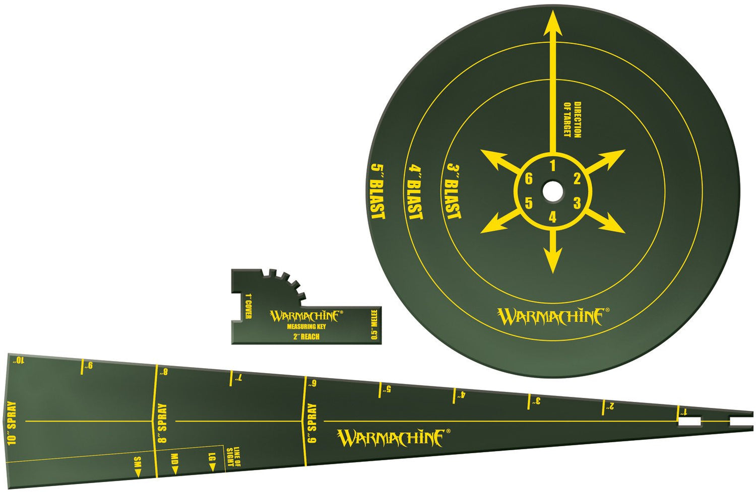 Warmachine Template Set