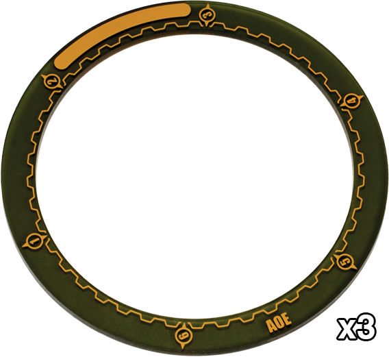 Warmachine 4" Area of Effect Ring Markers 91080