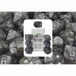 7ct Dice Set with Arch"D4: Shimmer Steel Dragon