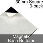 Litko Miniature Base Bottoms, Square, 30mm, Magnet (10)