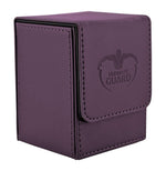 Flip Deck Case Leatherette Standard Size Purple (100+)
