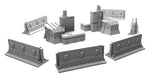 Monsterpocalypse: City Assets 1 (White Metal)