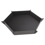 Gamegenic Magnetic Dice Tray Hexagonal Black/Gray