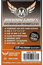 Sleeves: Premium USA Chimera Sleeves 57.5mm x 89mm Dark Orange (50)