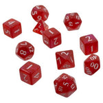Eclipse: Poly 11 Dice Set- Apple Red