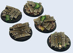 Battle Bases: Wood Bases WRound 30mm (5)
