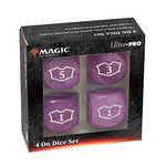 Magic the Gathering: Deluxe Loyalty Dice Set (4 D6 22mm) - Black