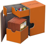 Ultimate Guard Flip'n'Tray Deck Case Standard Size Xenoskin Orange (100+)