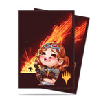 Magic the Gathering: Planeswalker Chibi Deck Protector Sleeves - Chandra LOL! (100)