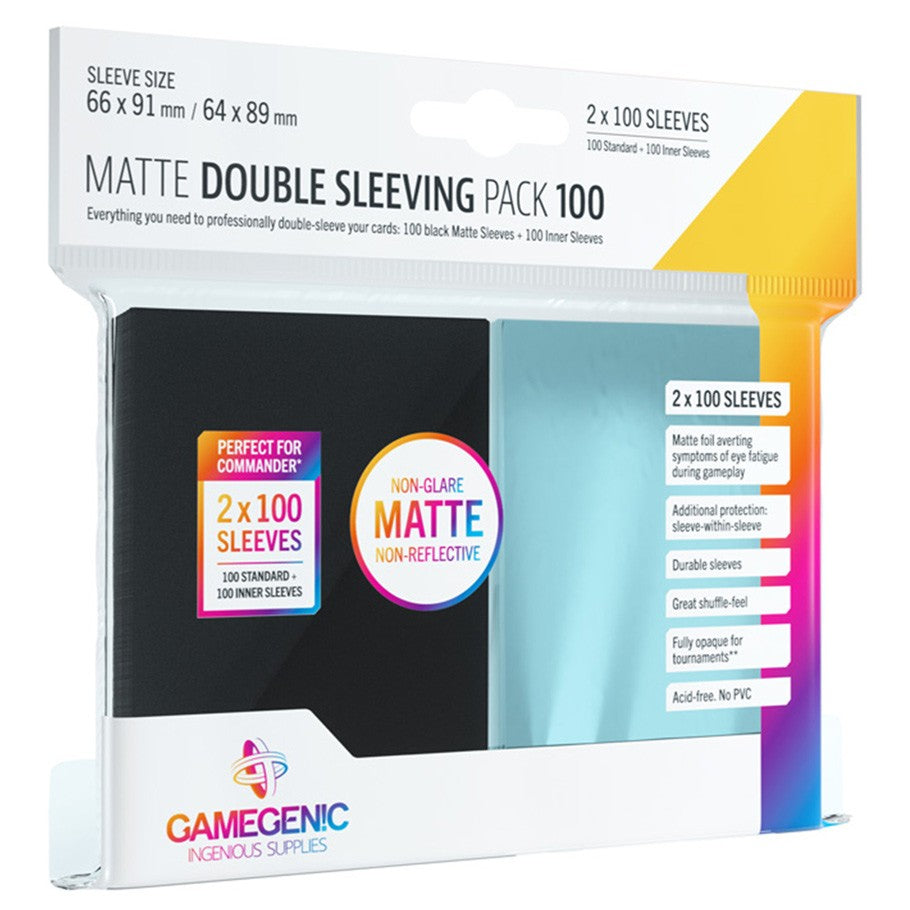 Gamegenic Matte Double Sleeving Pack (100)